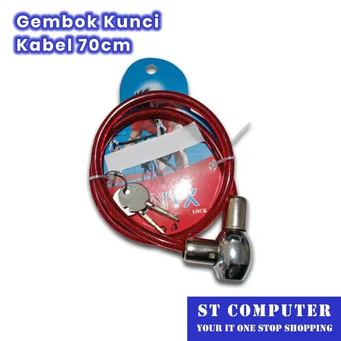 Gembok Kunci Kabel 70cm