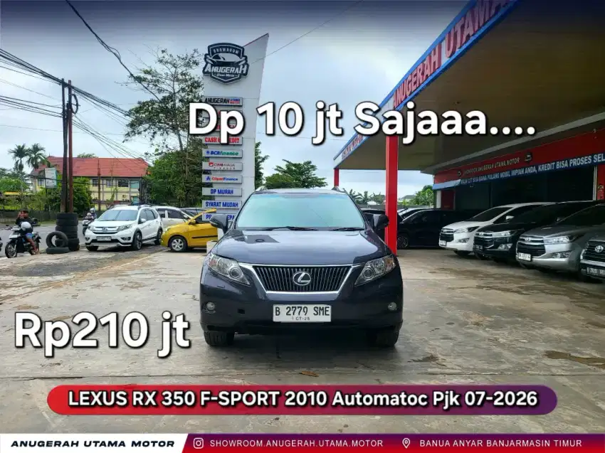 Dp10jt Lexus RX 350 F-SPORT 2010 AT Pjk07-2026
