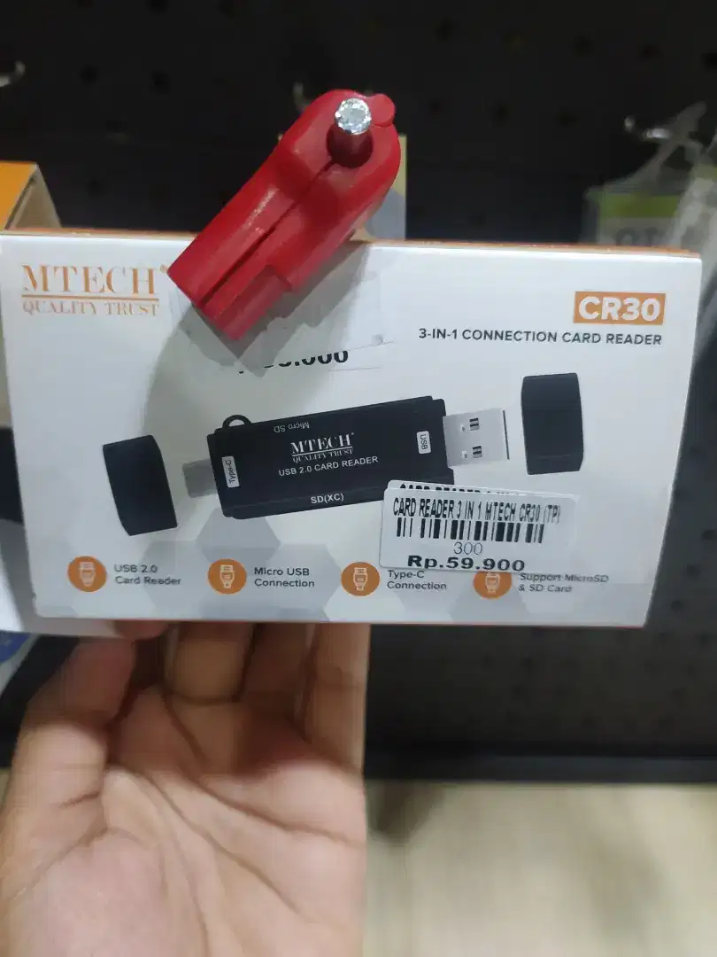 CARD READER 3 IN 1 MTECH CR30 (TP)
