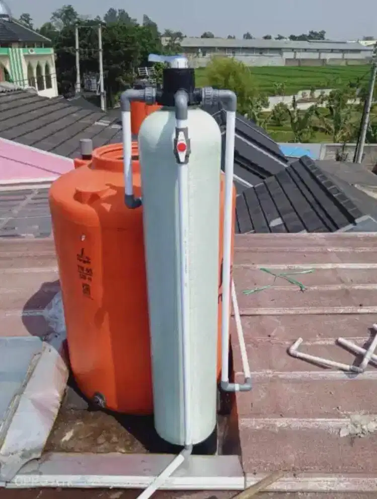Filter penjernih air kuning