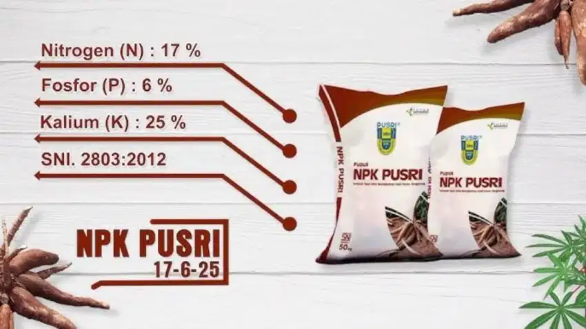 Pupuk NPK Pusri Non Subsidi 17-6-25