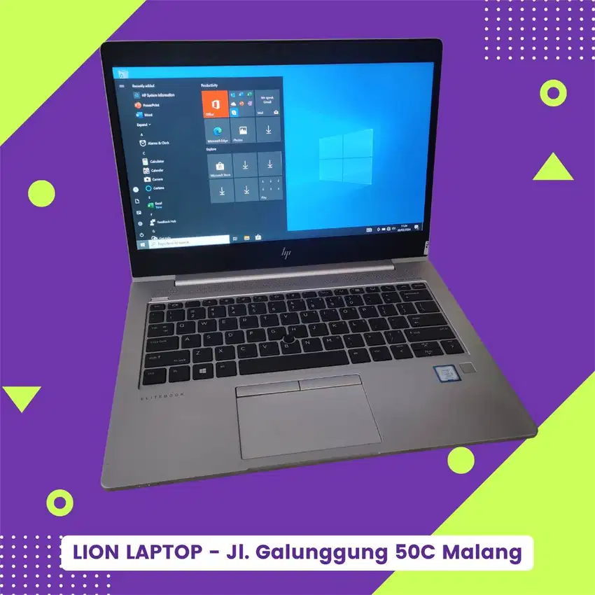 Core i5 Gen 8 RAM 8GB SSD 256GB Slim HP Elitebook 830 G6 [18|07]
