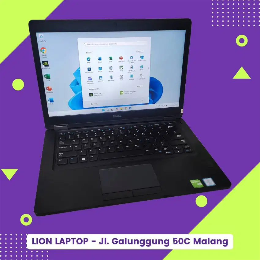 RAM 16GB Gaming Double VGA i5 gen 8 Dell Latitude 5490 [18|07]