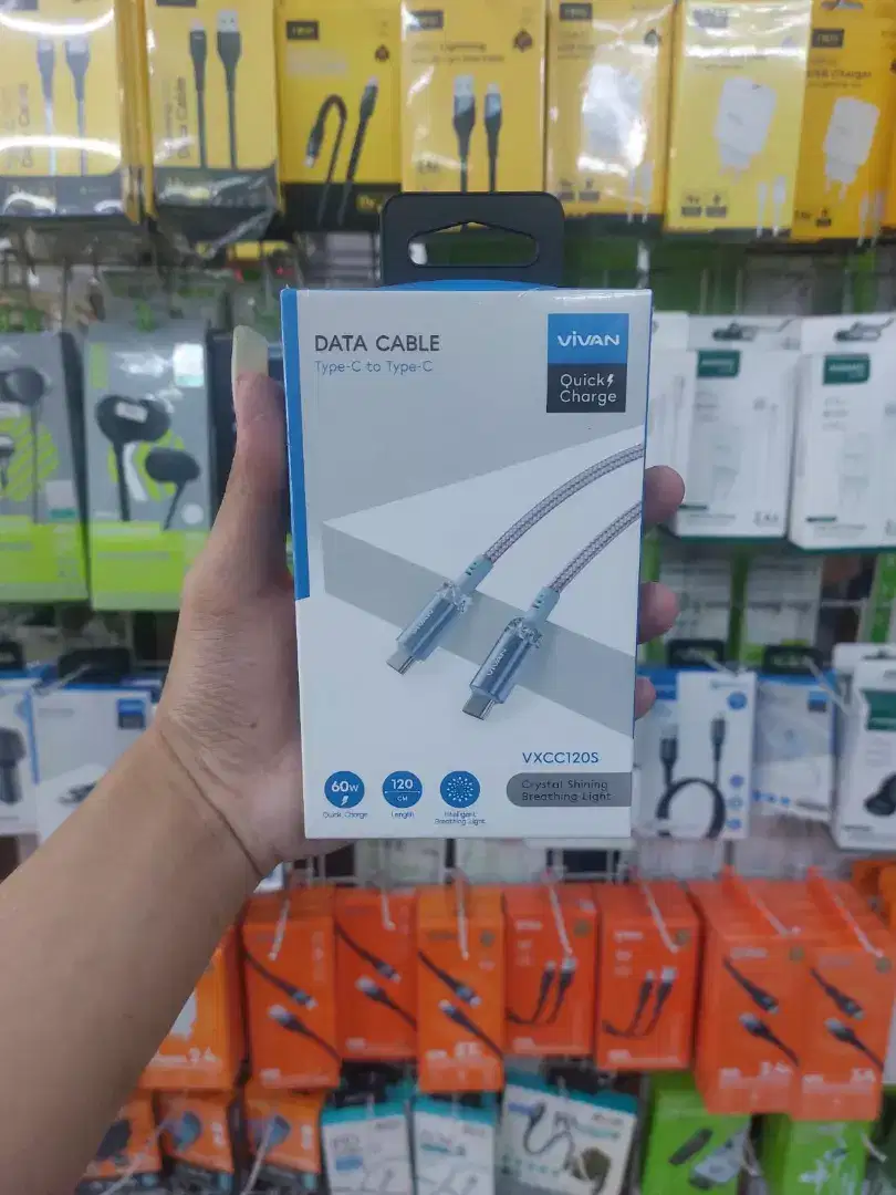 Kabel Data USB C to C Vivan VXCC120