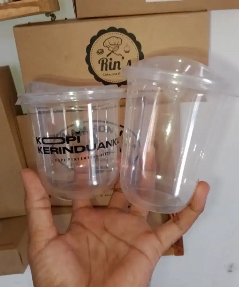 Cetak cup pet oval bandung dan sekitarnya