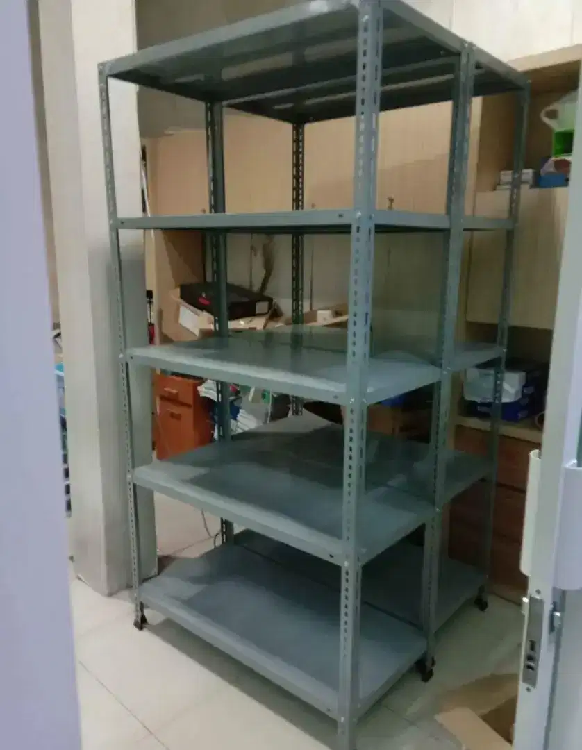 Rak siku besi 5 susun serbaguna