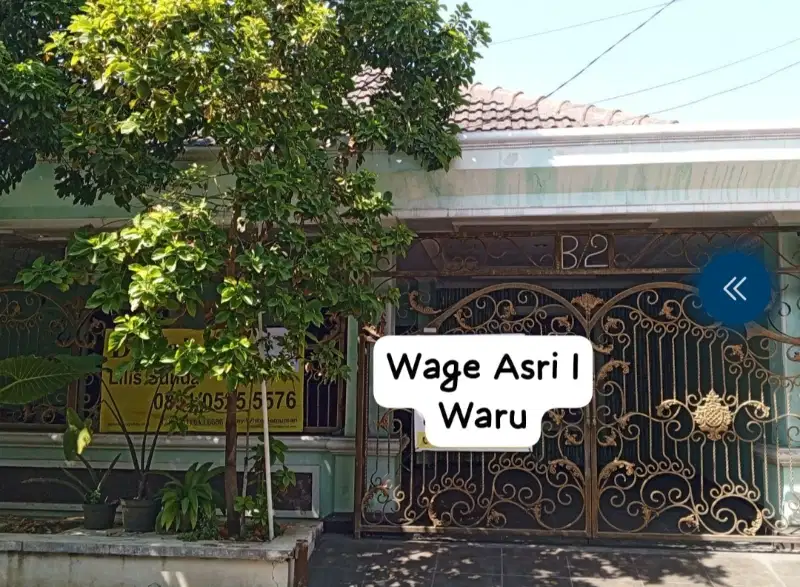 Rumah siap huni Wage Asri I Sidoarjo,Strategis,