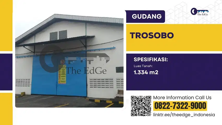Sewa Gudang Trosobo Siap Pakai - The EdGe