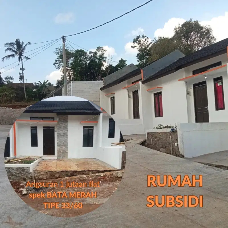 Rumah murah angsuran flat