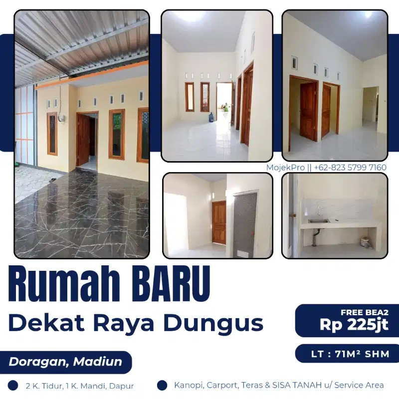 RUMAH BARU KARANGREJO WUNGU dekat Raya Dungus