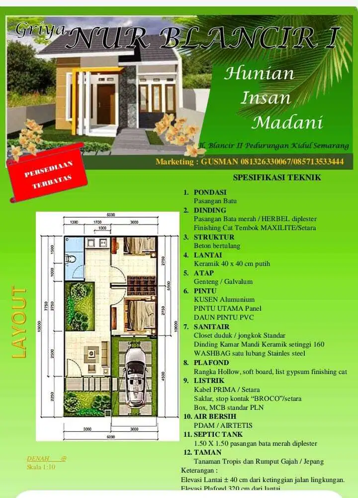 Rumah Murah  Pedurungan 200 jtan Bs KPR Dkt Horison Jln Ry Majapahit