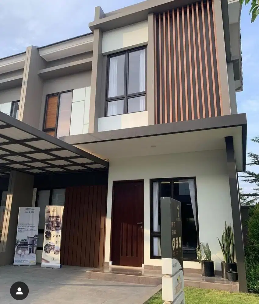 Jual rumah Ready siap huni  2 Lt free DP dan PPn 100% Kota Sutera