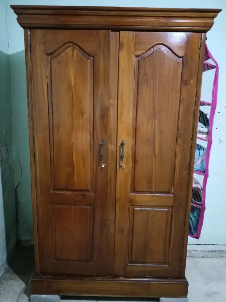 Dijual lemari jati, lemari baju