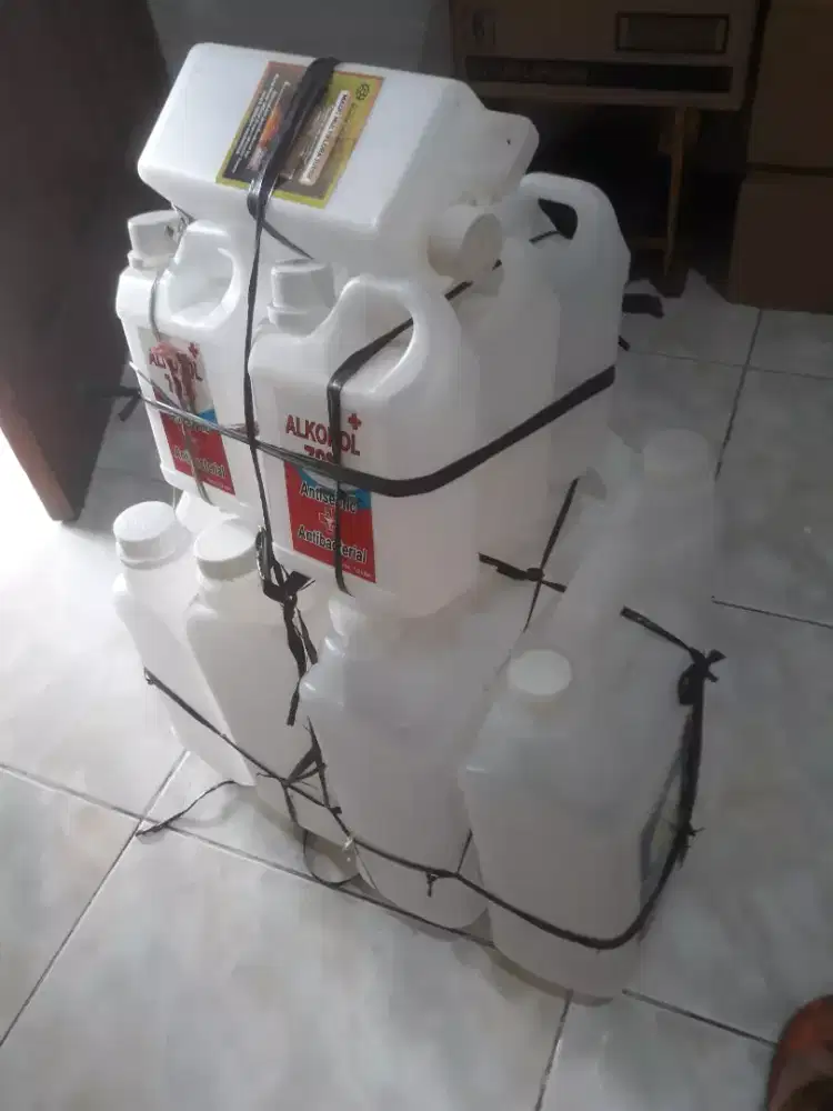 Jurigen plastik bekas 5 ltr, 4 ltr, 1 ltr borongan