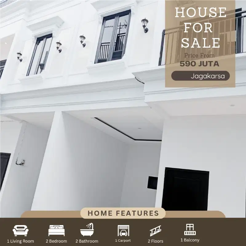 Jual rumah murah di Jagakarsa Jaksel hanya 600 juta kurang dikit