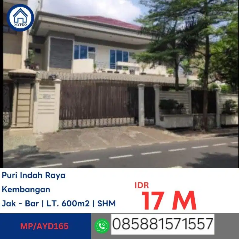 TERMURAH RUMAH PURI INDAH RAYA