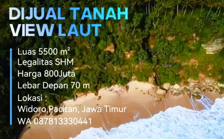 DIJUAL TANAH MURAH COCOK BUAT VILLA HARGA 800 JUTA NEGO
