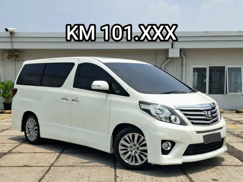 (LOW KM ). TOYOTA ALPHARD SC PPREMIUM SOUND 2013