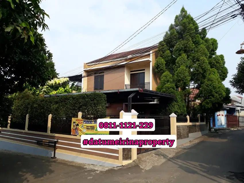 Rumah 2 LT Bogor Tanah Luas Depan Jalan Raya Akses Dekat Tol, Stasiun