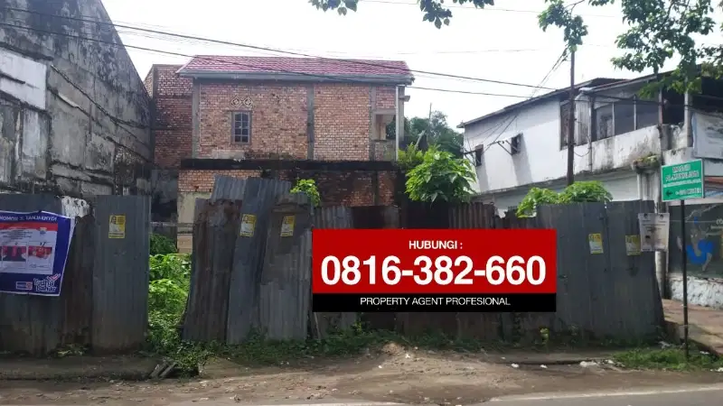 Dijual Tanah + Rumah Strategis di 23 Ilir Palembang 