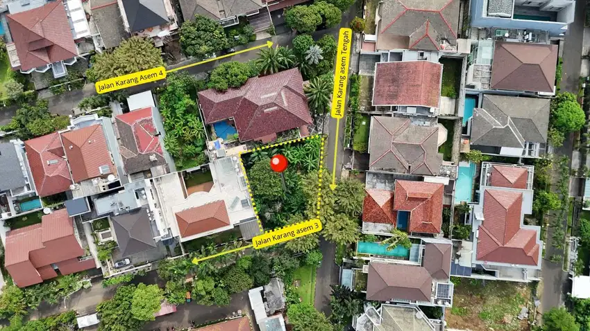 Dijual Kavling Tanah Karang Asem Kuningan Jakarta Selatan Ukr 492m2