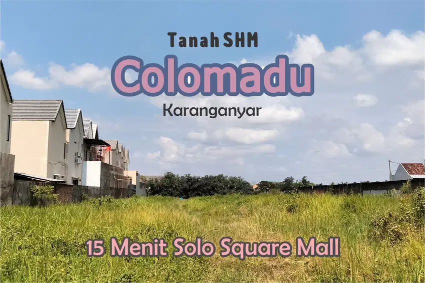 Kavling Eksklusif Paulan Colomadu, Harga 3 Jutaan