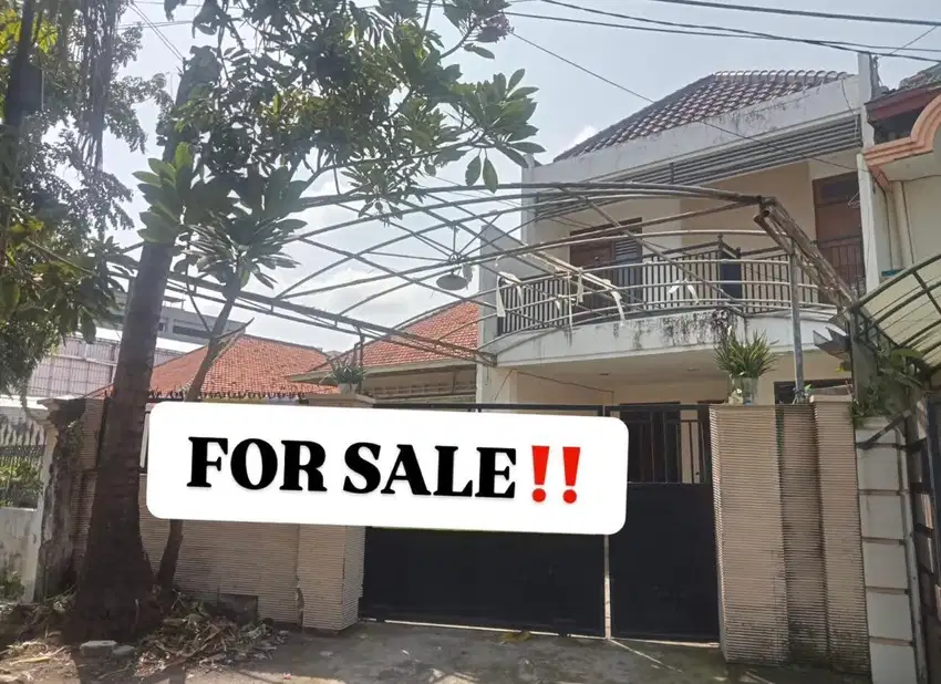 CA458 Dijual Rumah 2 LT Pusat Kota Murah Strategis SHM di Cempaka