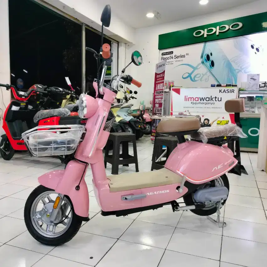 READY STOK SEPEDA LISTRIK AGATHOS AE 340 HARGA BISA NEGO SAMPAI DEAL