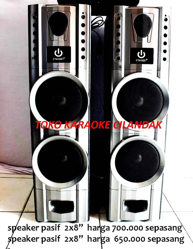 new speaker pasif model top dobel 8 bagus