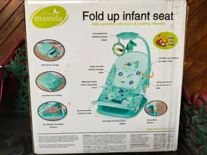 jual murah baru mastela infant seat mainan bayi tempa duduk jemur bayi