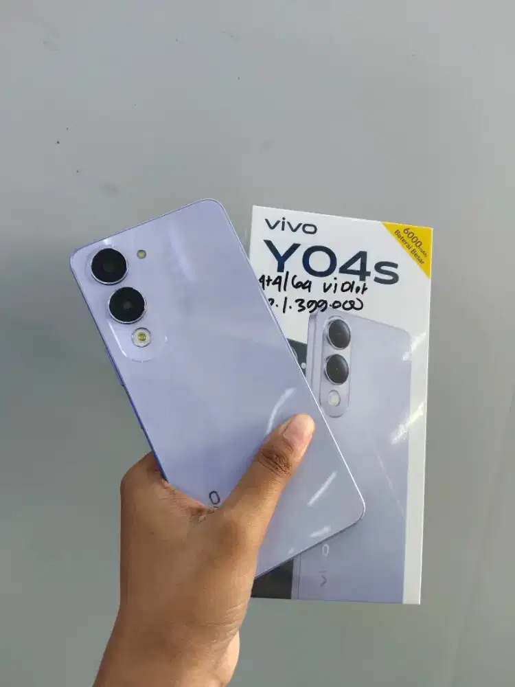 Terbaru VIVO Y04s ram 4/64gb, batrai 6000mAh