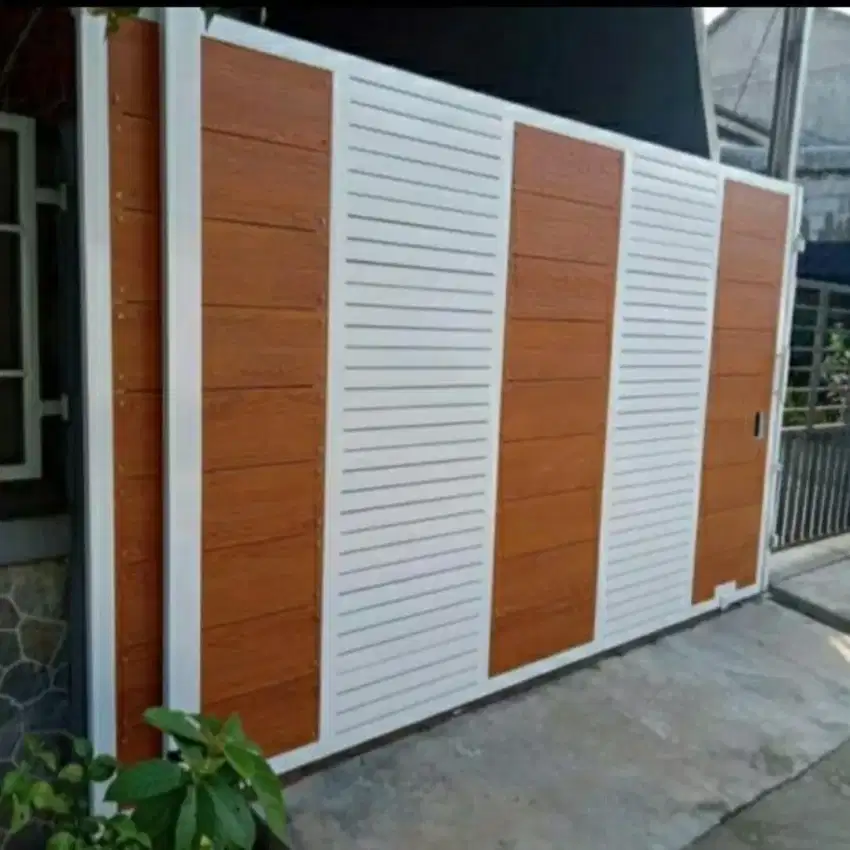 Bengkel las Lampung tralis kanopi pintu pagar gerbang tangga