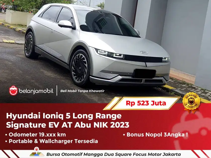 [ LOW KM ] Hyundai Ioniq 5 Long Range Signature EV AT Abu 2023/2024