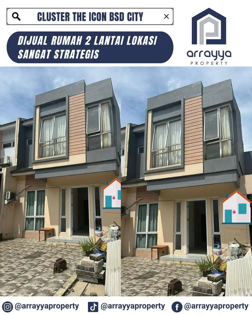 DIJUAL RUMAH CLUSTER THE ICON BSD 'DMB06