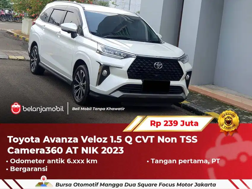 [ KM ANTIK 6RB ] Toyota Avanza Veloz 1.5 Q CVT Non TSS AT 2023/2024