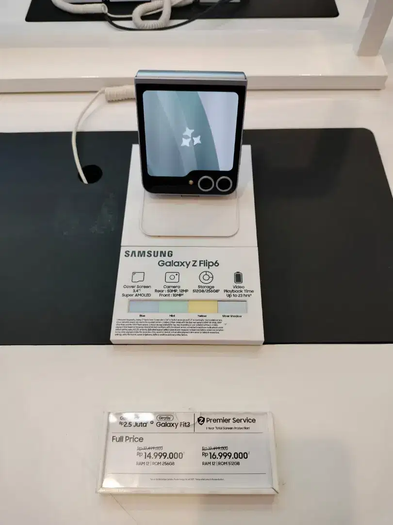 Samsung ZFlip6 Cicilan bunga mulai 0% tanpa kartu kredit
