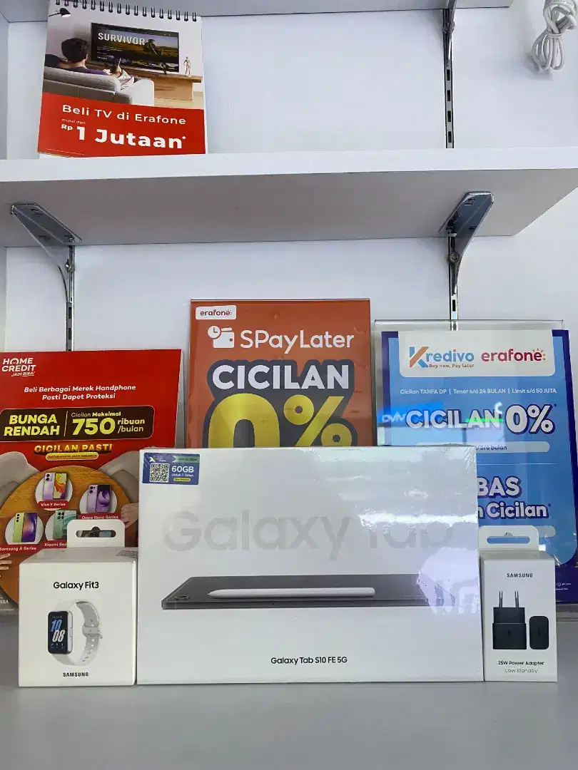 READY NEW GALAXY TAB S10FE , PROMO CICILAN BUNGA RINGAN