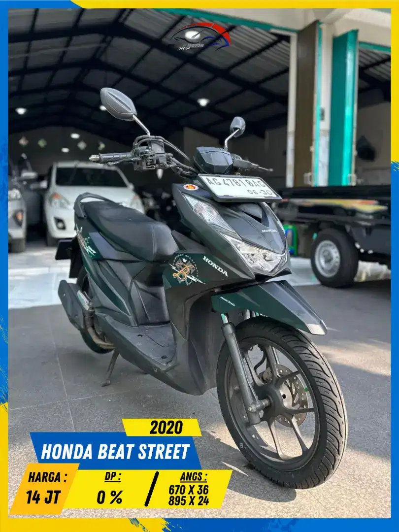 HONDA BEAT STREET 2020 PLAT AG BOLOH HIKMAH MOTOR KEPUH MALANG