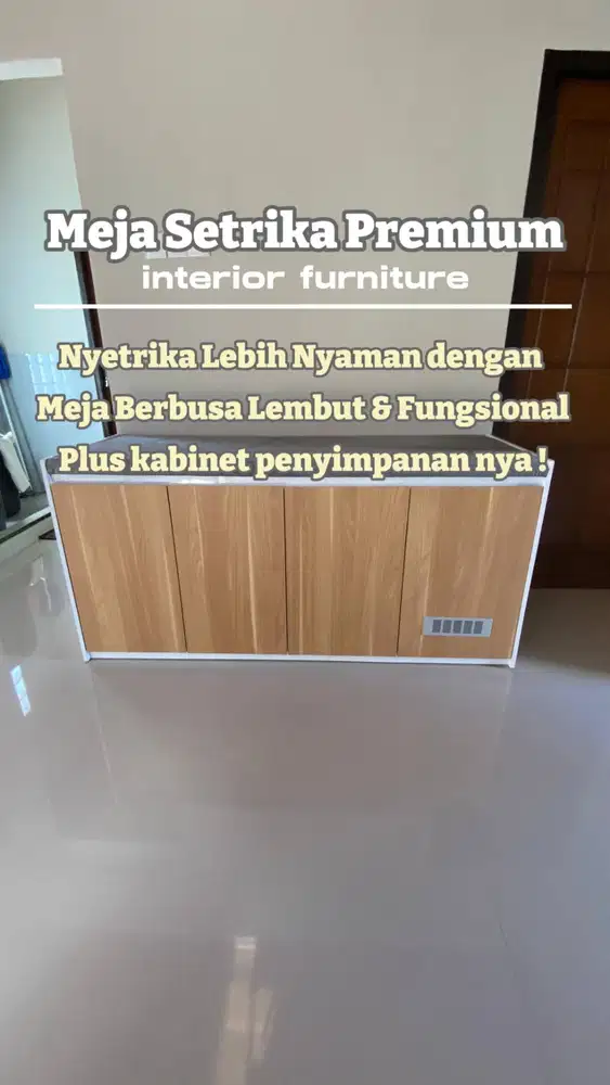 MEJA SETRIKA EMPUK BUSA PREMIUM/MEJA SETRIKA CUSTOM/MEJA RUANG TAMU