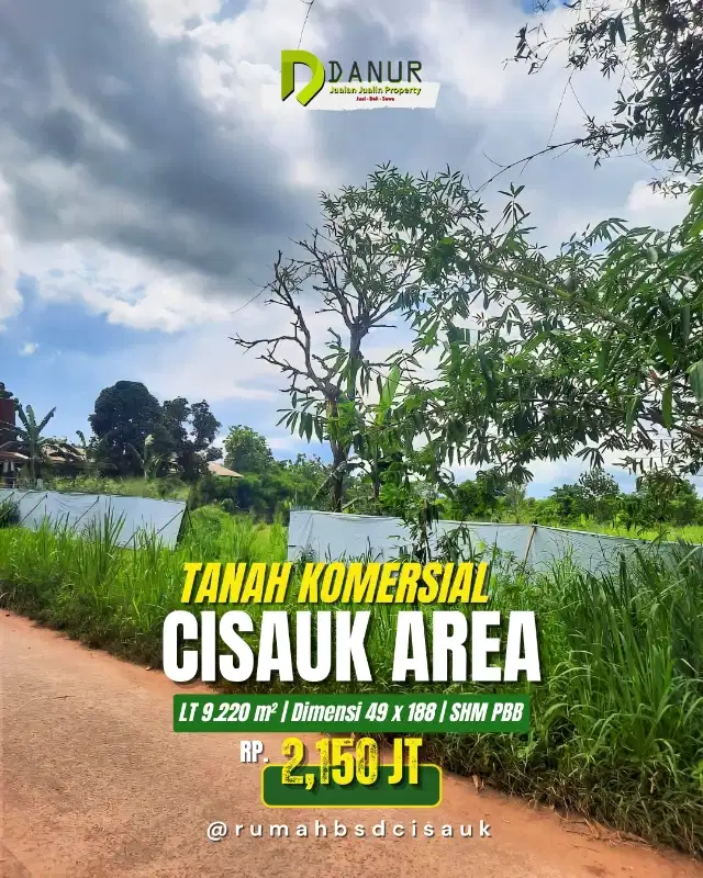 Tanah Murah Cisauk Siap Cuuuaaannn