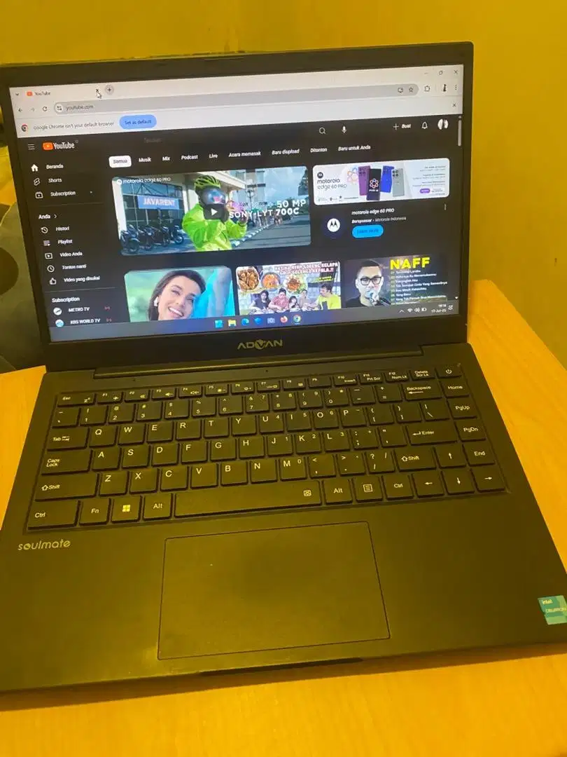 Laptop Advan Soulmate 1405