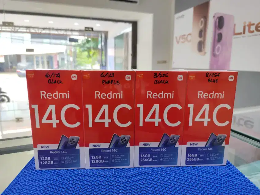 REDMI 14C NEW,HARGA TERMURAH,GARANSI RESMI 15 BULAN,BISA COD