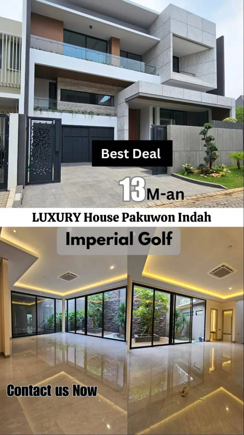 DIJUAL RUMAH BARU IMPERIAL GOLF PAKUWON INDAH