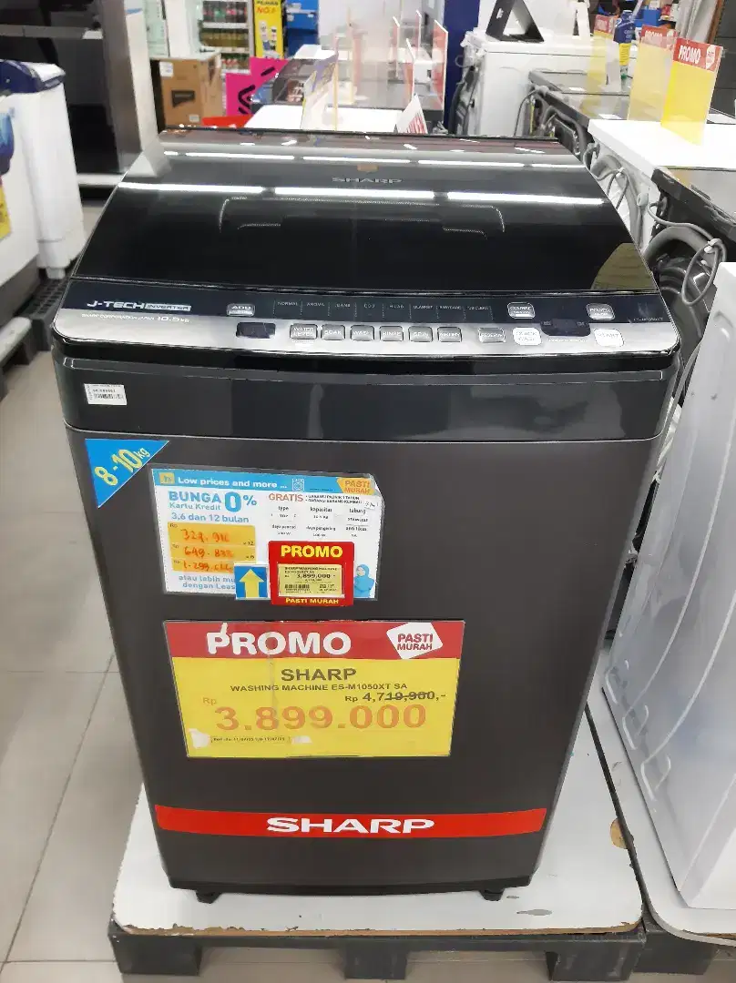 Mesin Cuci Sharp ES-M1050XT Bisa Cicilan Tanpa Kartu Kredit