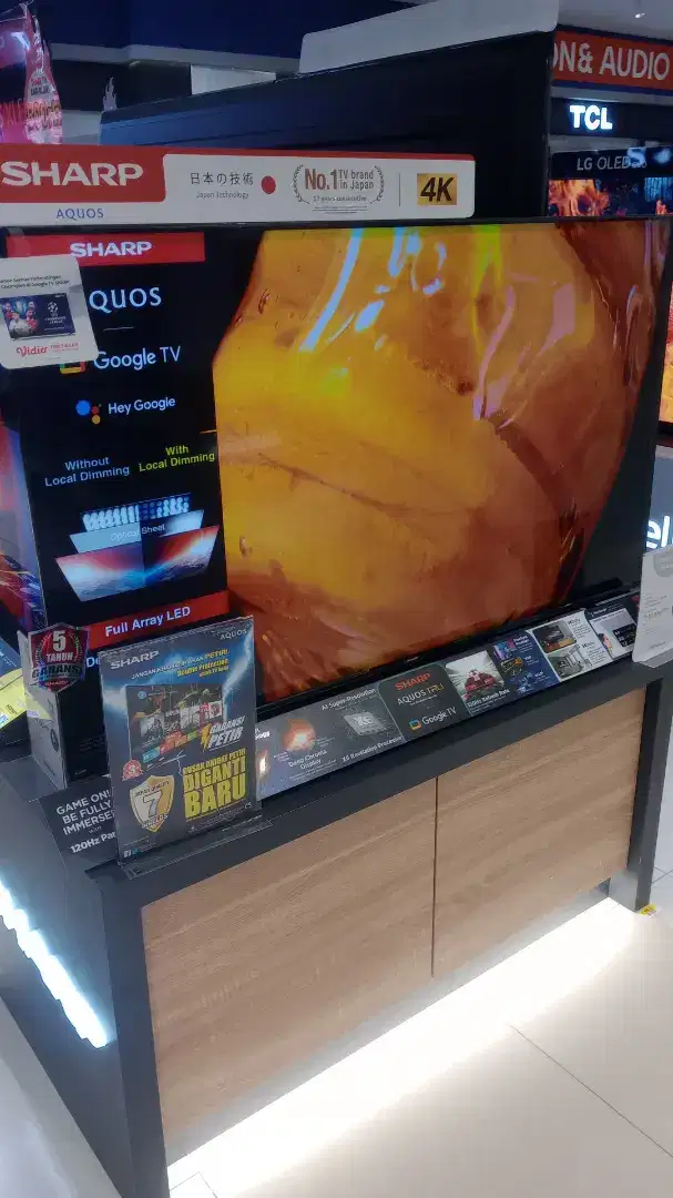 SHARP MINI XLED TV 4K GOOGLE TV 75 INCH HANYA 22 JT
