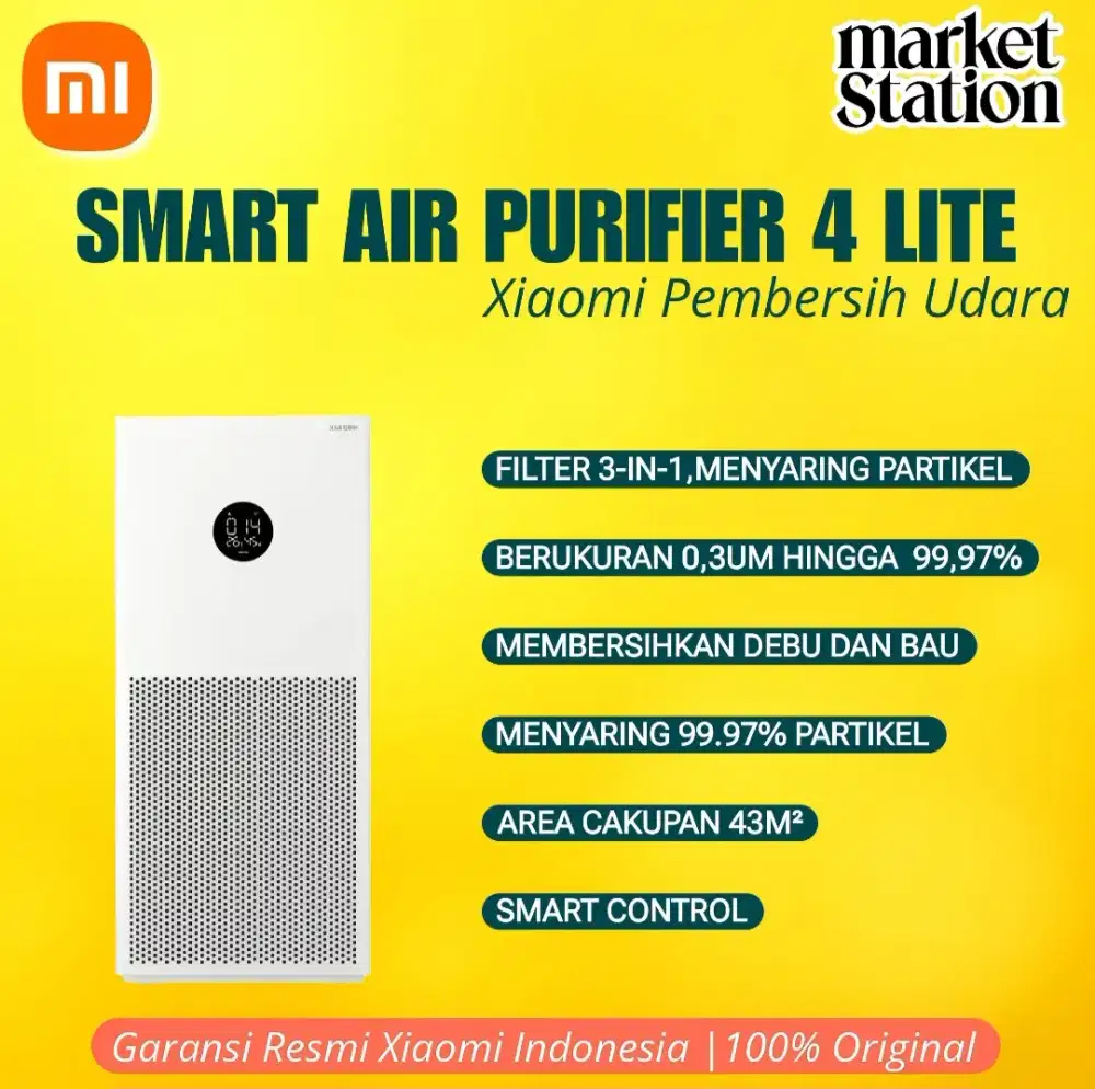 XIAOMI AIR PURIFIER 4 LITE GARANSI RESMI XIAOMI INDONESIA