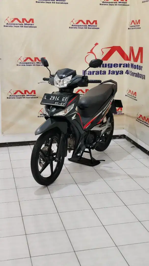 Ready  Honda Supra x 125 fi tahun 2017 Hitam