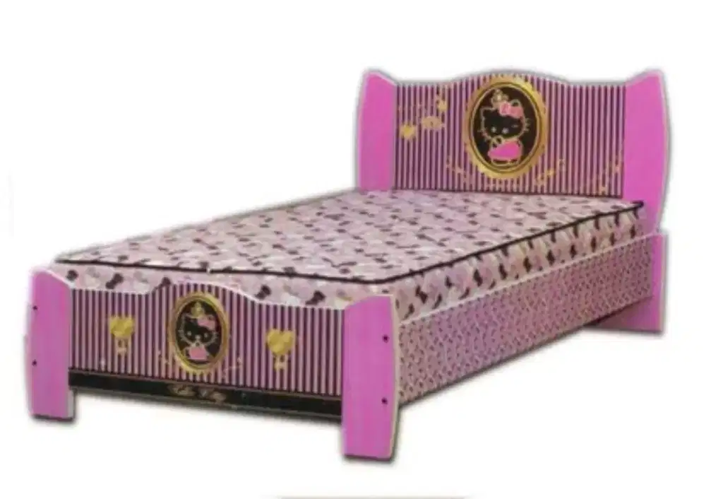 Divan Anak Hello Kitty A Panel Bed HK-120 FL