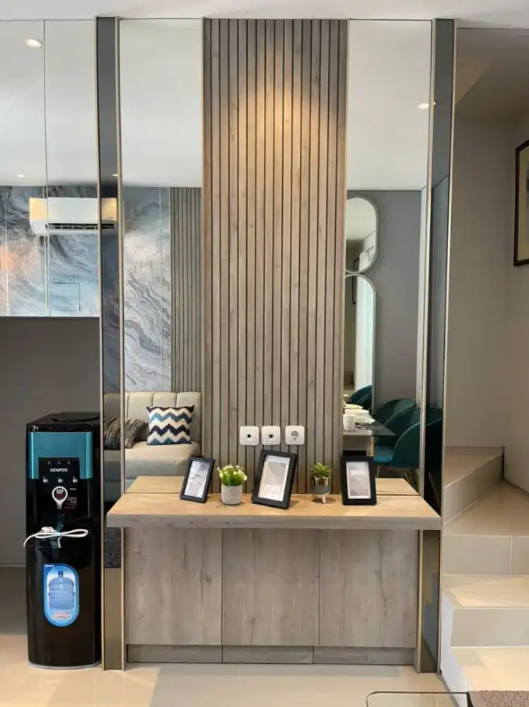 Backdrop ruang tamu minimalis