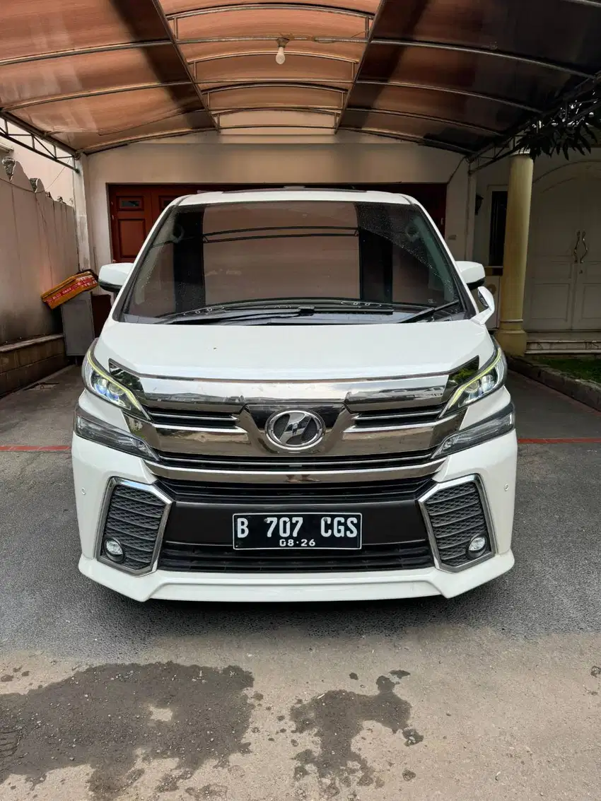Vellfire ZG 2015 white putih vellfire cbu 2014 toyota vellfire zg bu